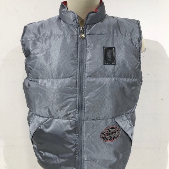 Adidas Men’s NBA Chicago Bulls zip up puffer vest size S - Picture 1 of 3